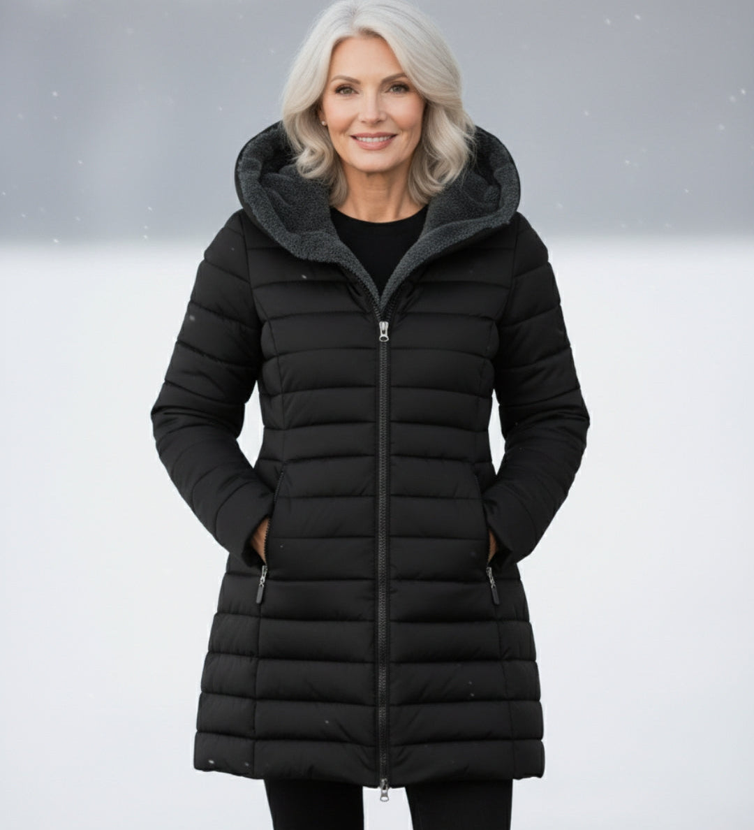 Monica – Palton de Iarnă Confortabil