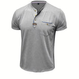 Chavor - Tricou elegant cu decolteu rotund și buzunar