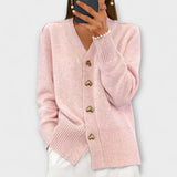 Maria – Pulover femeiesc cu decolteu în V în stil vintage