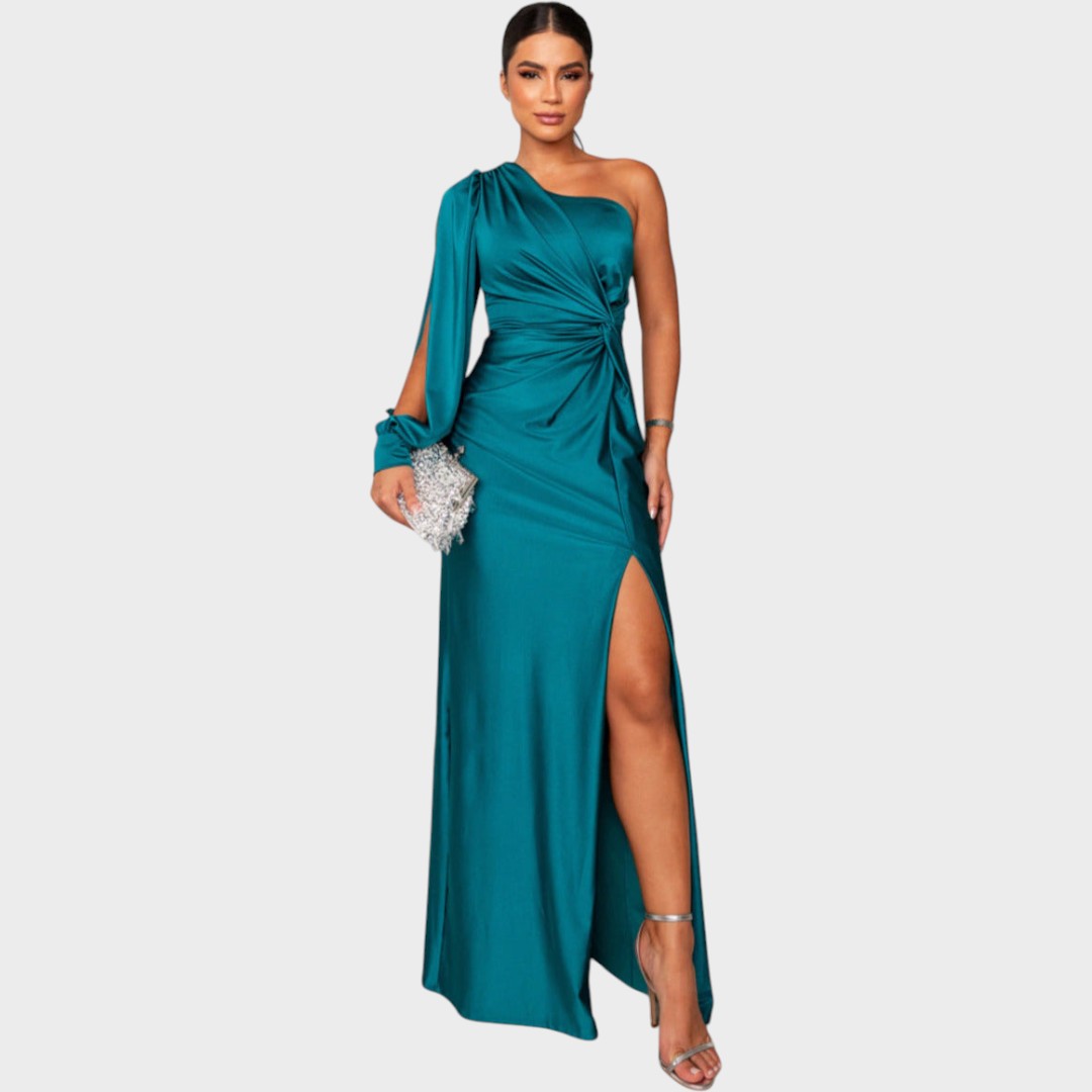 Marika – Rochie elegantă lungă cu o umăr