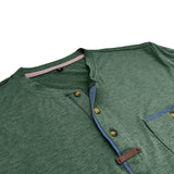 Chavor - Tricou elegant cu decolteu rotund și buzunar