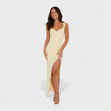 Constanța - Rochie lungă cu spatele descoperite