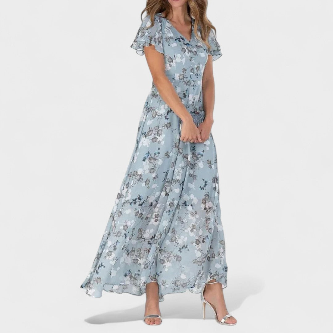 Mila - Rochie lungă de lux cu croi elegant