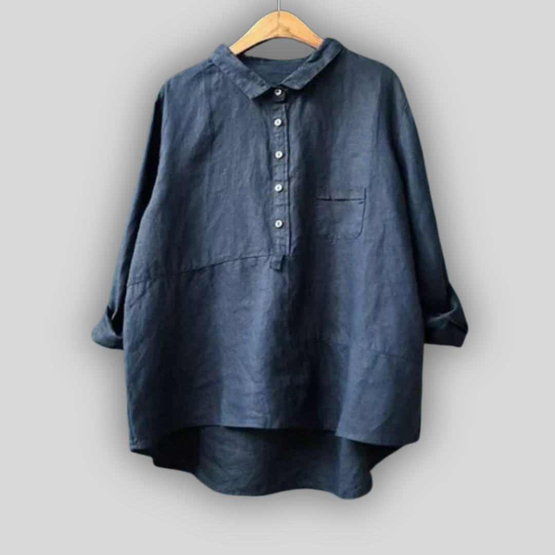 Bluză din verde simplu