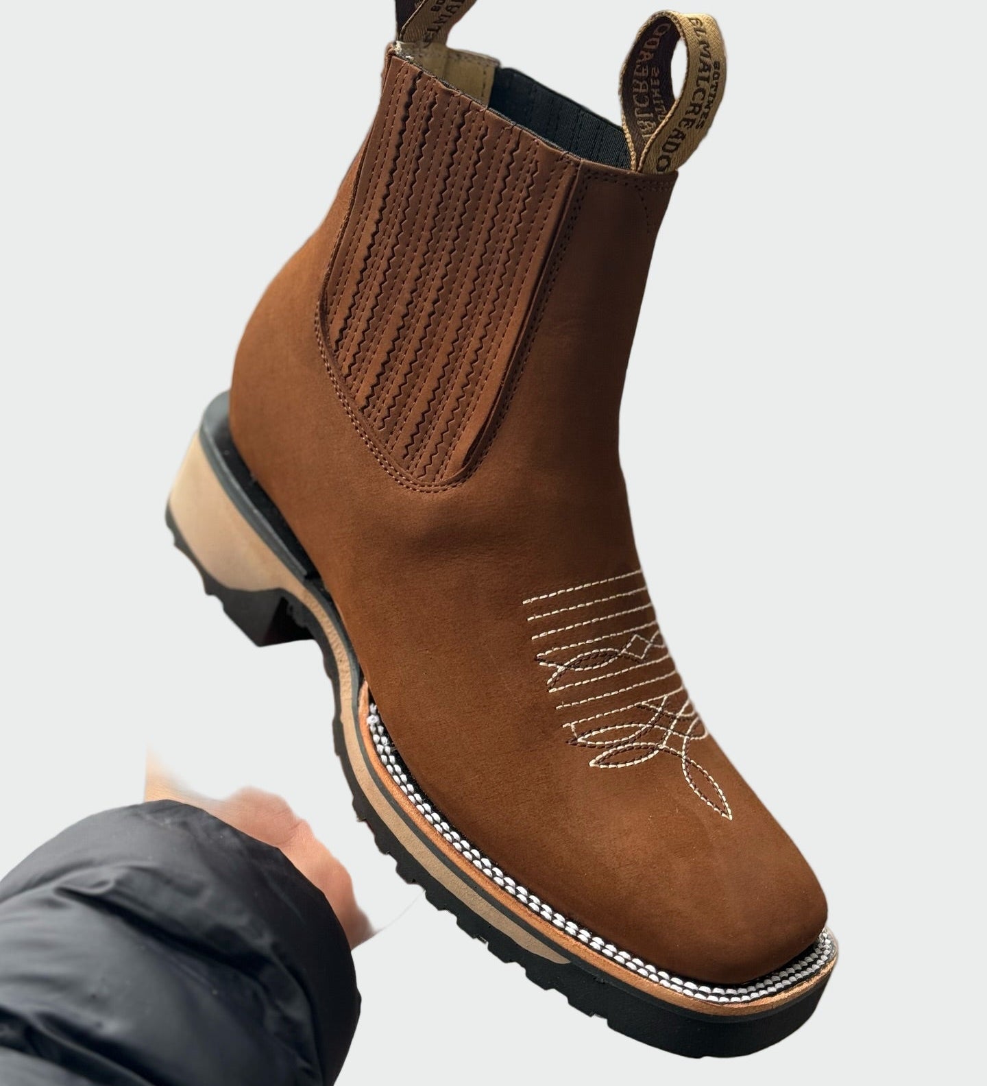 Ankica - Botine din piele de cowboy