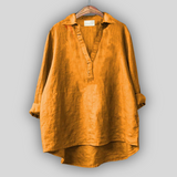 Bluză Albă de Vară cu Decolteu în V