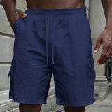 Cvetan - Pantaloni scurți respirabili cu talie elastică