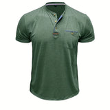 Chavor - Tricou elegant cu decolteu rotund și buzunar