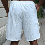 Cvetan - Pantaloni scurți respirabili cu talie elastică