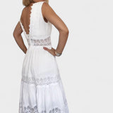 Elena - Rochie Elegantă cu Dantelă și Decolteu în V