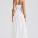 Rochie maxi cu bretele subțiri și imprimeu colorat