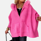 Kalina – Geacă din Lână cu Blană Sintetică