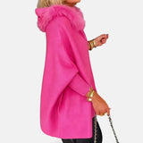 Kalina – Geacă din Lână cu Blană Sintetică