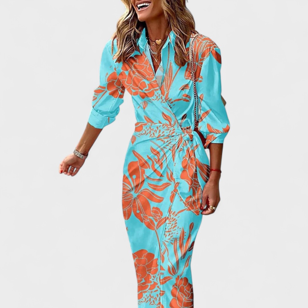 Mateea - Rochie lungă colorată