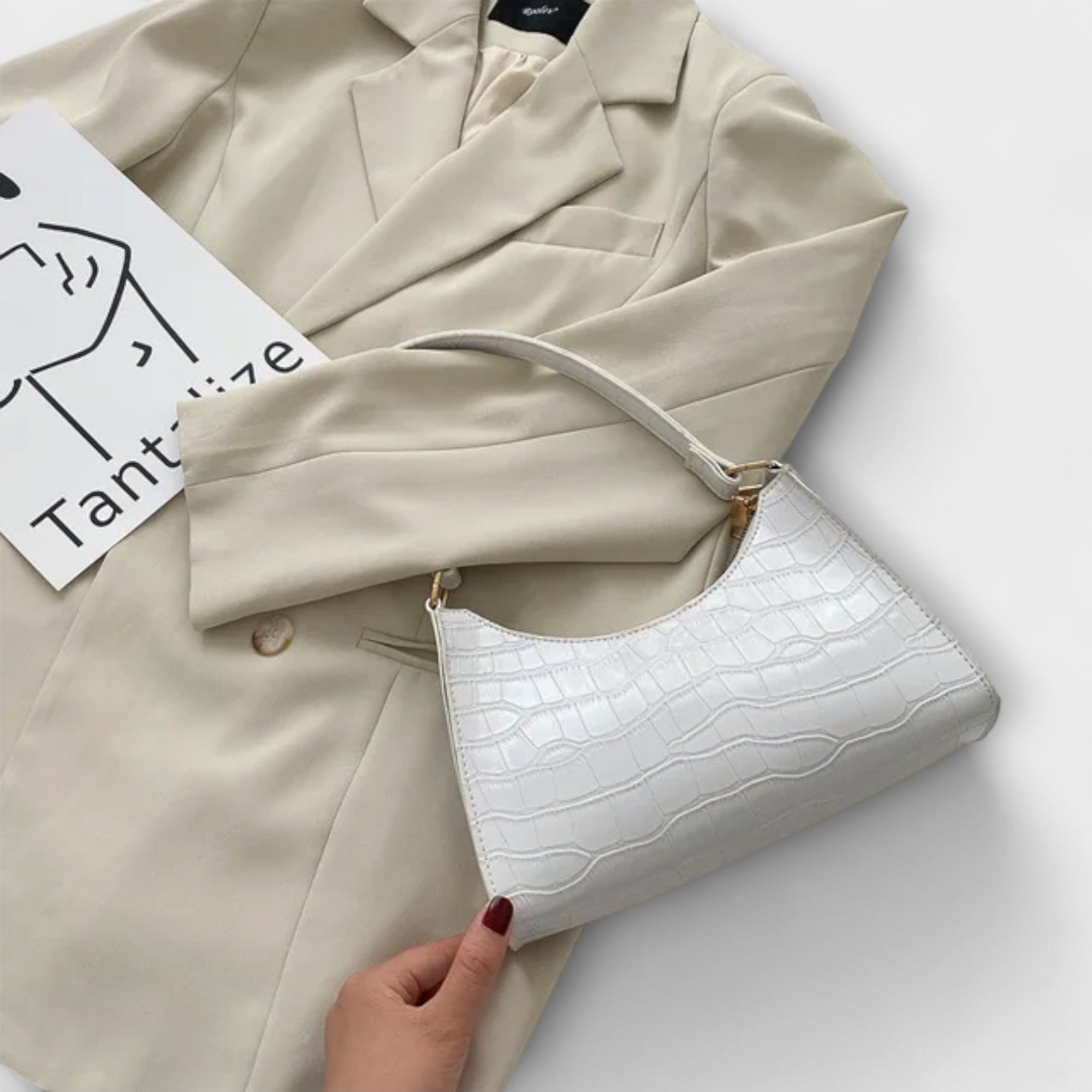 Bernarda - Geantă din Piele Strălucitoare