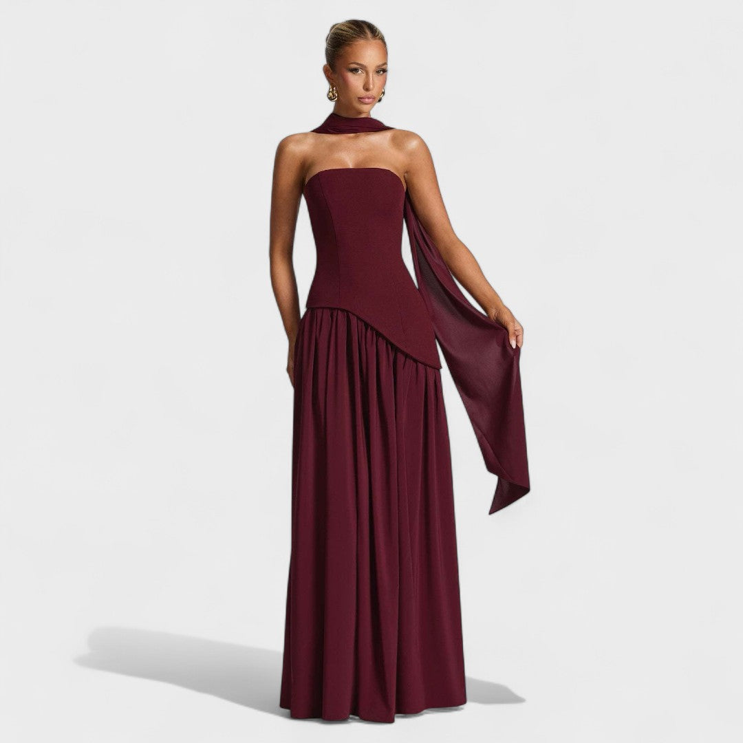 Hana - Rochie lungă cu un design elegant