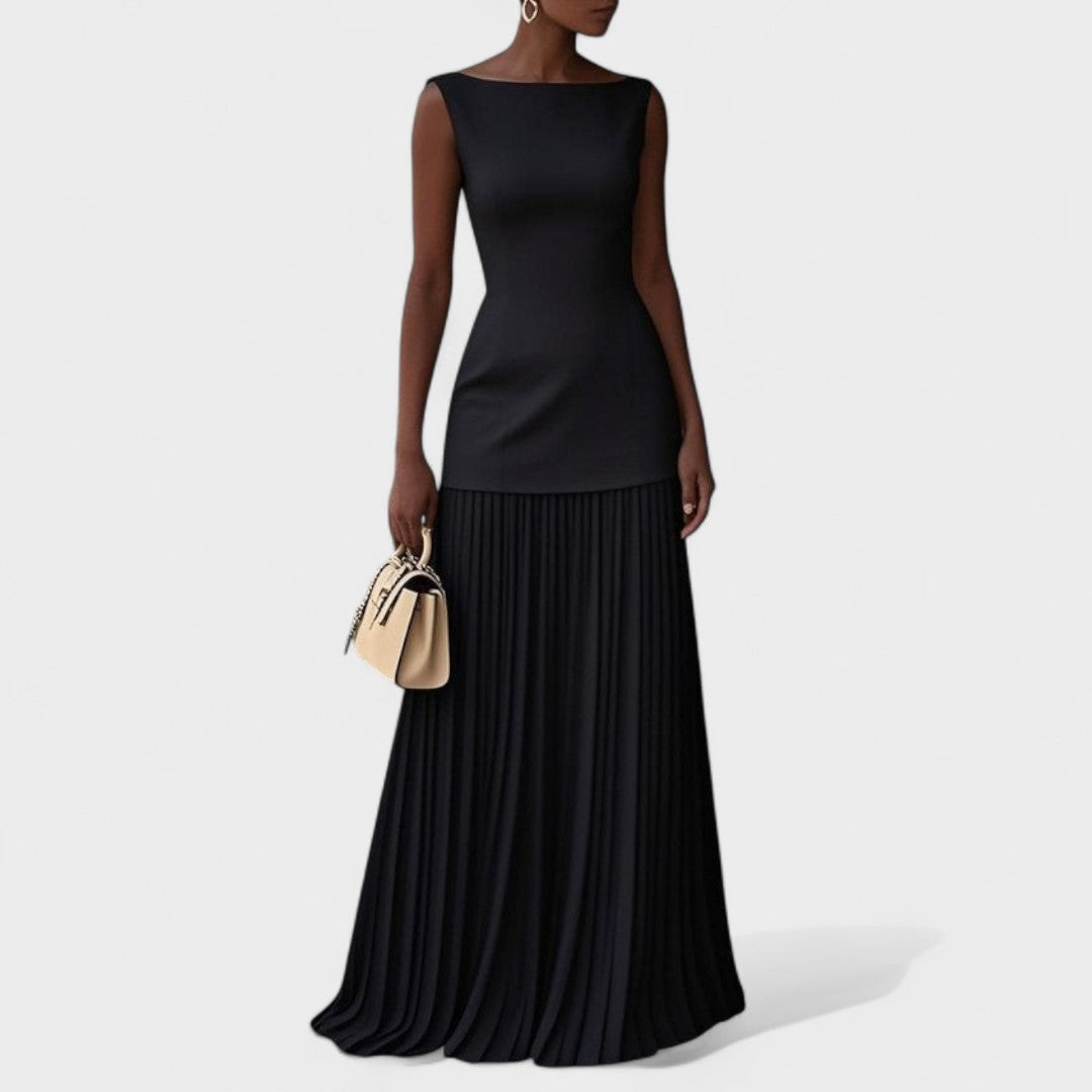 Elena - Rochie lungă de lux fără mâneci