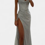 Rochie Ines cu Corset și Bretele Subțiri