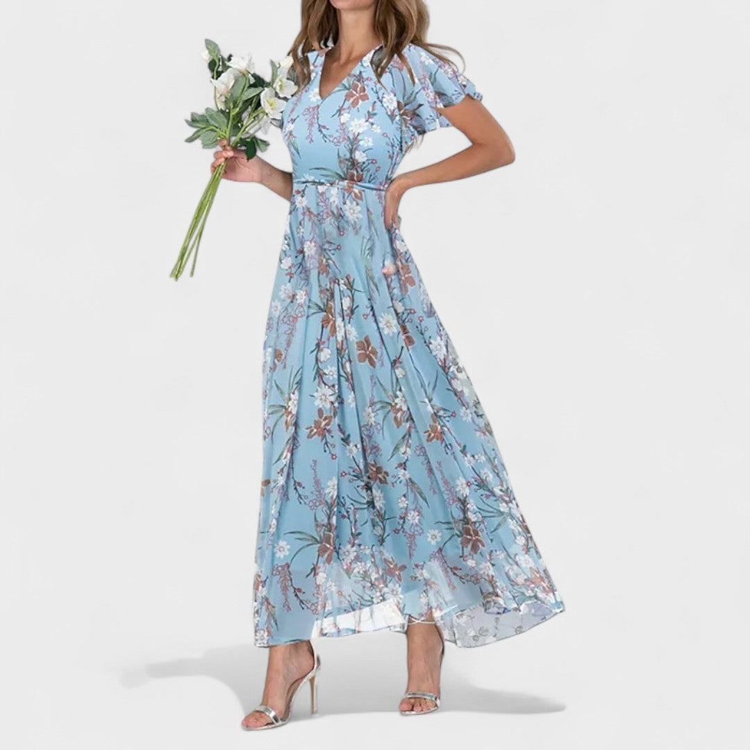 Mila - Rochie lungă de lux cu croi elegant