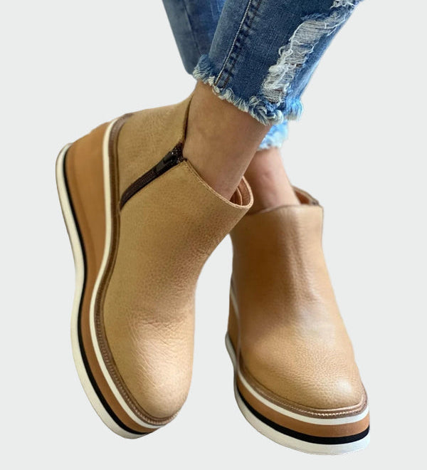 Desanka - Botine din piele Incas