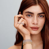 Cubo™ | Brățară din moissanite aurie