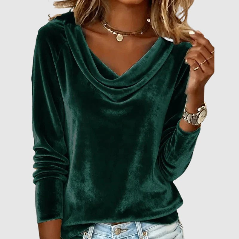 Vesela – Top din catifea premium