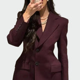 Sacou cu Linie Impresionantă și Buton