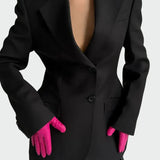 Sacou cu Linie Impresionantă și Buton