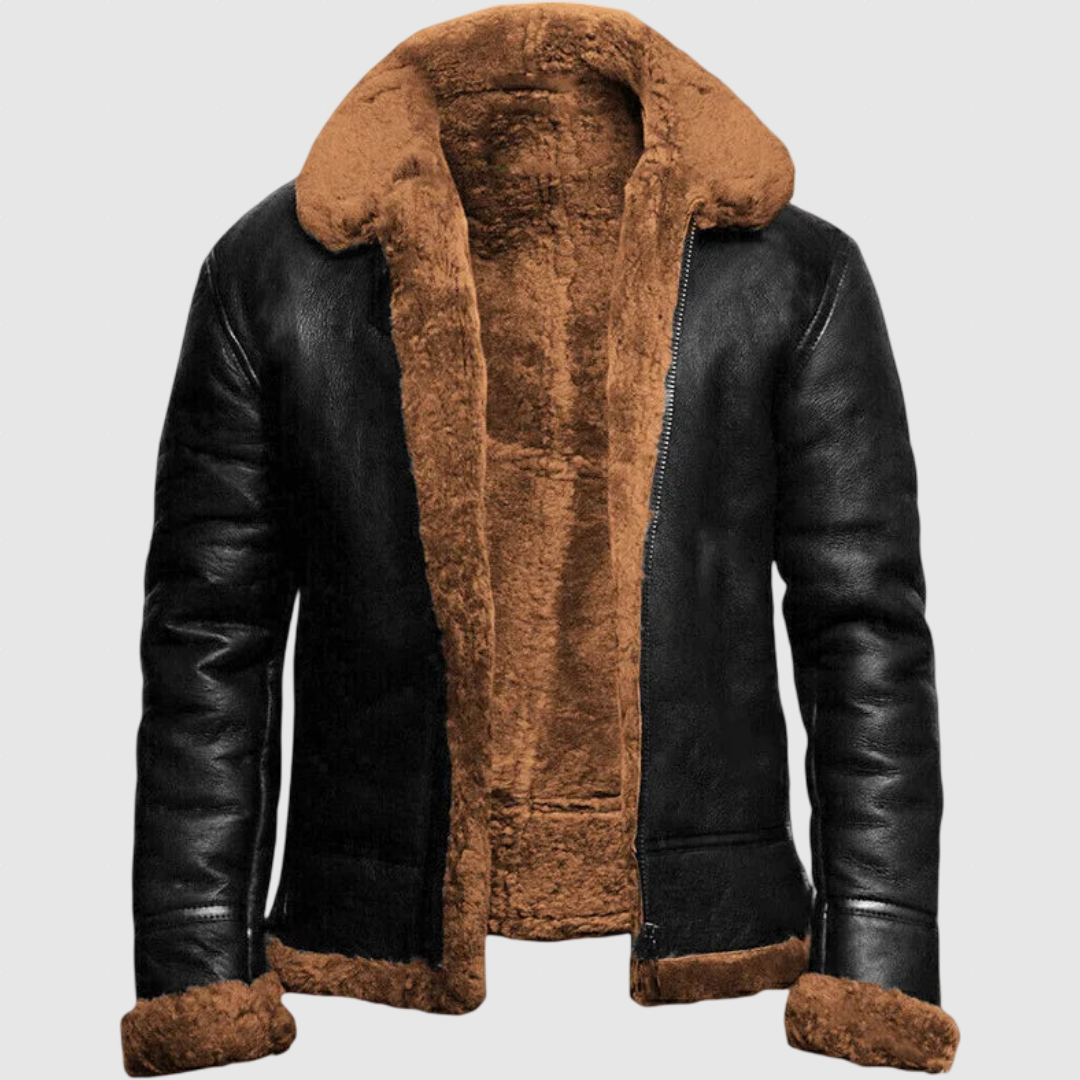 Mihail – Jachetă din Piele pentru Iarnă