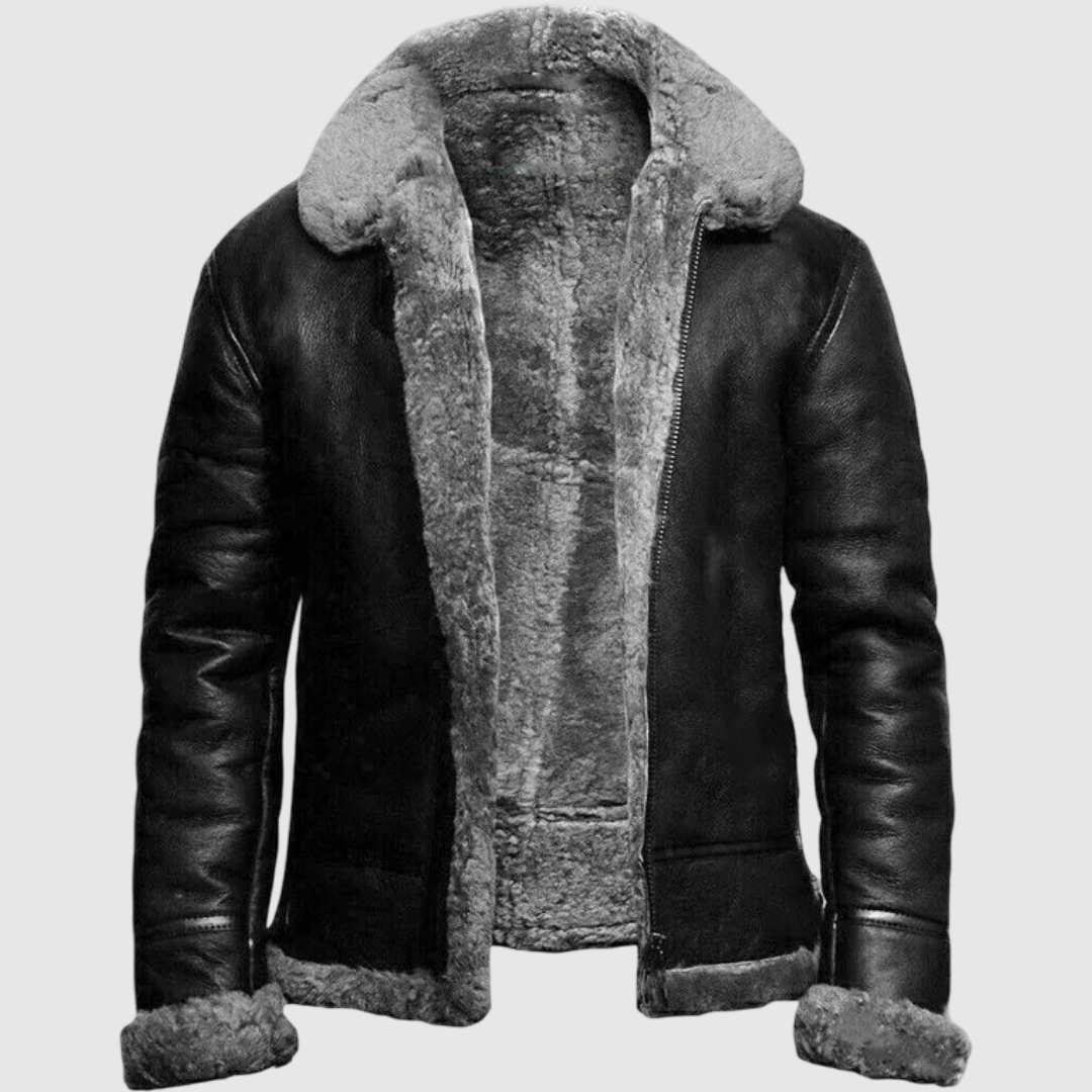Mihail – Jachetă din Piele pentru Iarnă