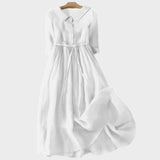 Ena - Rochie de vară cu legătură în talie