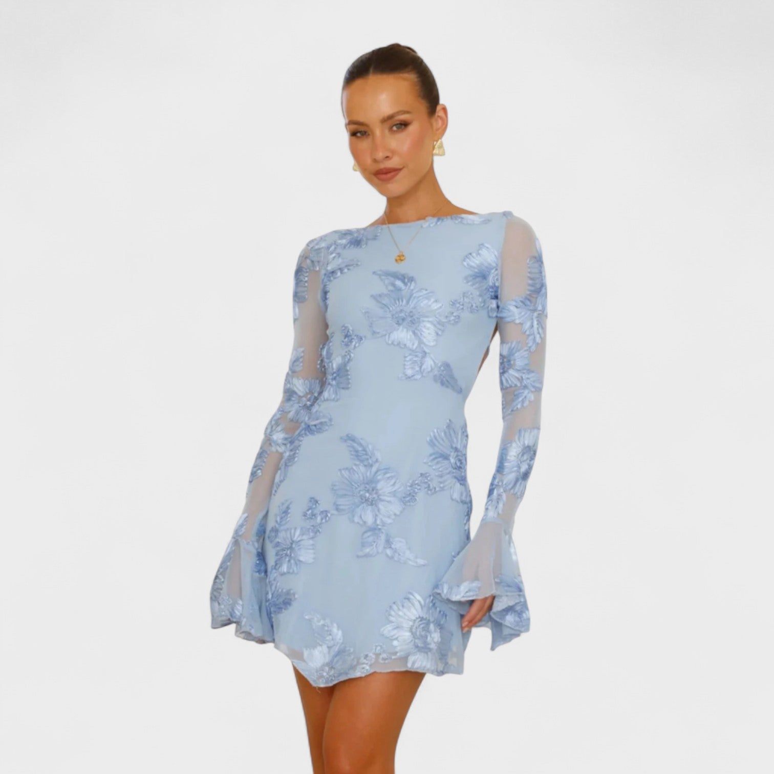 Julia - Rochie cu farmec floral