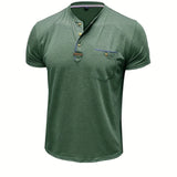 Chavor - Tricou elegant cu decolteu rotund și buzunar