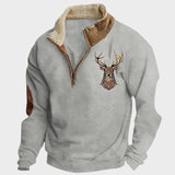 Carlos - Hanorac cu motiv de cerb