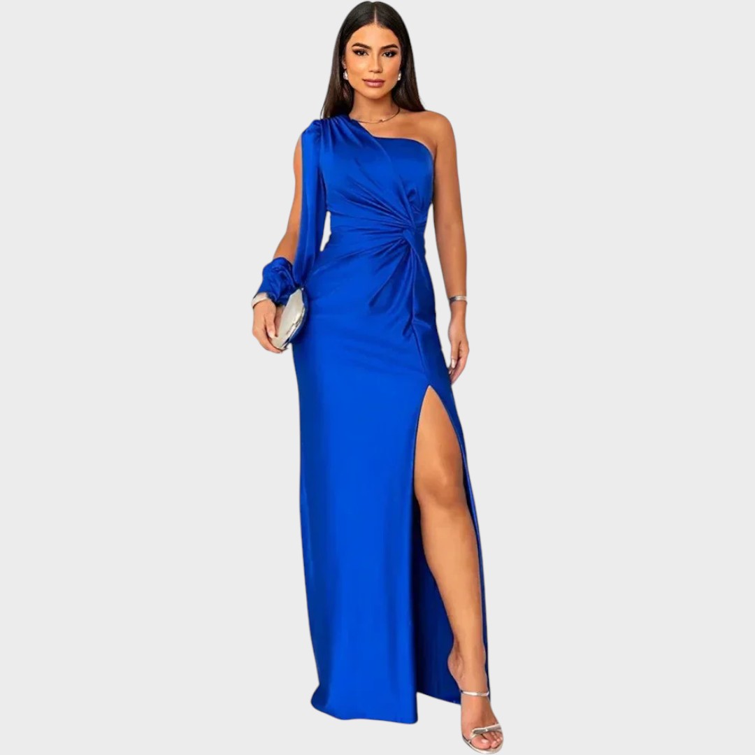 Marika – Rochie elegantă lungă cu o umăr