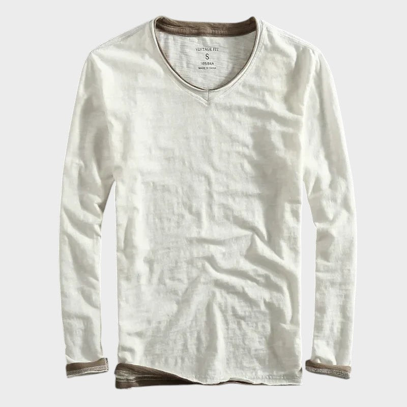 Bernardo – Cămașă din bumbac cu mânecă lungă