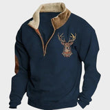 Carlos - Hanorac cu motiv de cerb