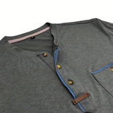 Chavor - Tricou elegant cu decolteu rotund și buzunar