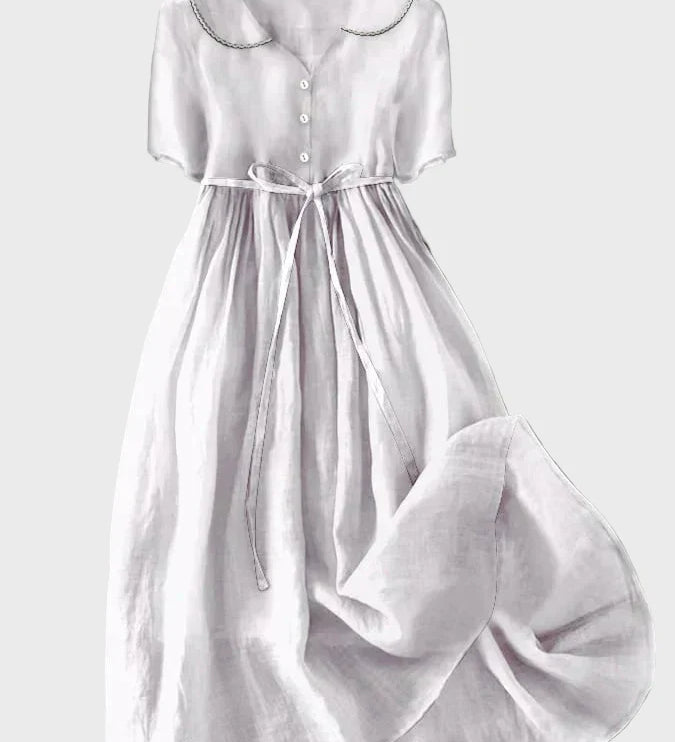 Rochie Clasică cu Butoni