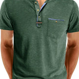 Chavor - Tricou elegant cu decolteu rotund și buzunar