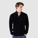 Călin – Pulover Tricotat Rafinat cu Fermoar