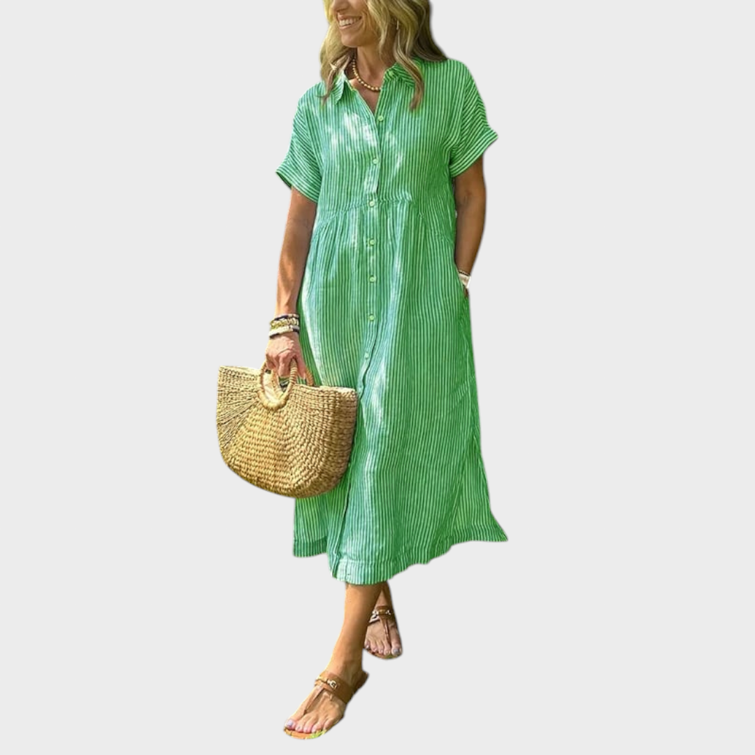 Lilyana - Rochie în dungi