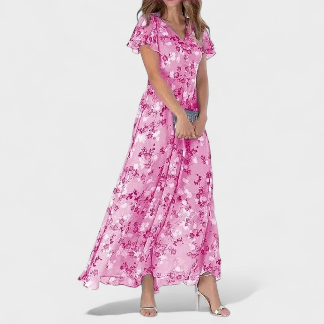 Mila - Rochie lungă de lux cu croi elegant