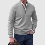 Liam – Pulover Tricotat cu Fermoar Scurt