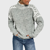 Vasil | PULOVER ÎNFRUMUSETAT TRICOTAT