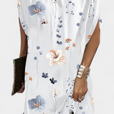 Rochie Midi Ena Fără Timp cu Decolteu Rotund