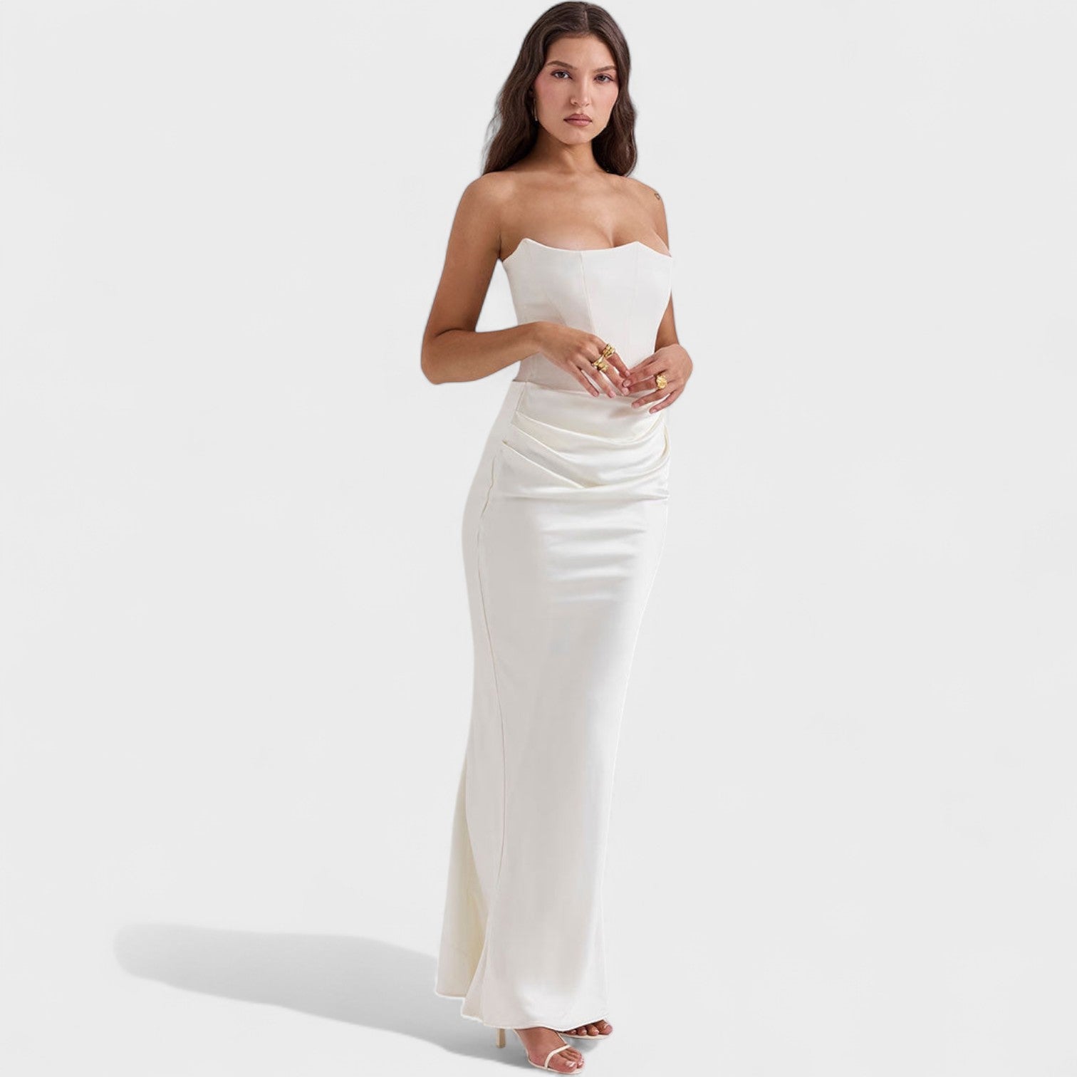 Clara – Rochie Corset din Satin