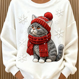 Hanorac Femei Dulce de Crăciun Art Print Liber Flanel