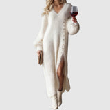 Victoria – Rochie Maxi Pufoasă Luxoasă