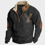 Carlos - Hanorac cu motiv de cerb